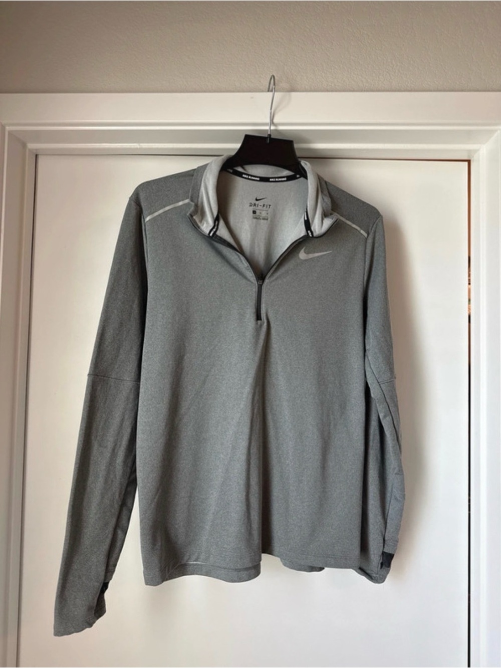 Nike Gray Dri-FIT Half-Zip Pullover